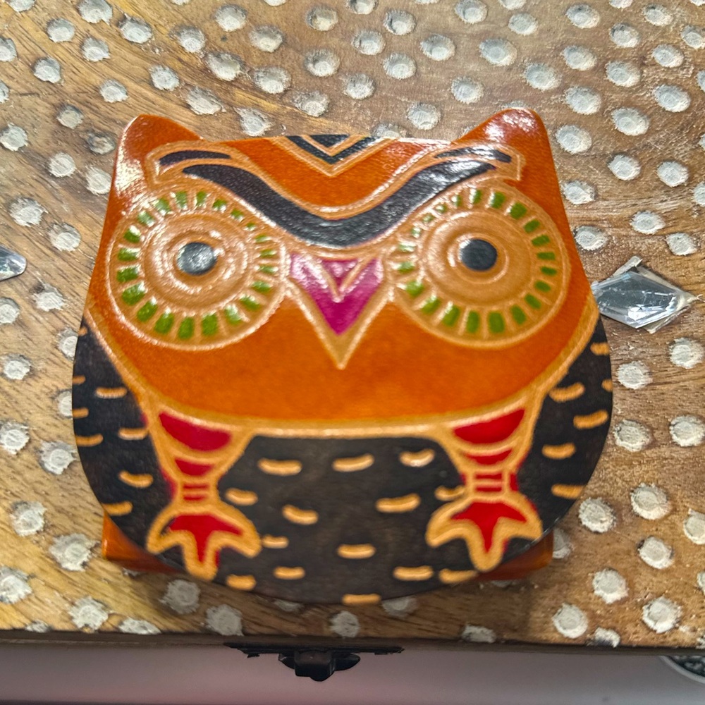 Handmade Leather Indian Coin pouch